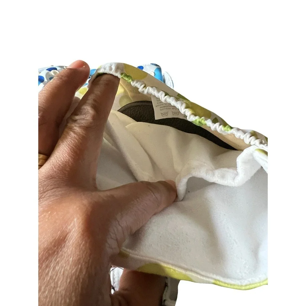Reusable Cloth Diaper Lot of 5 Adjustable Snaps